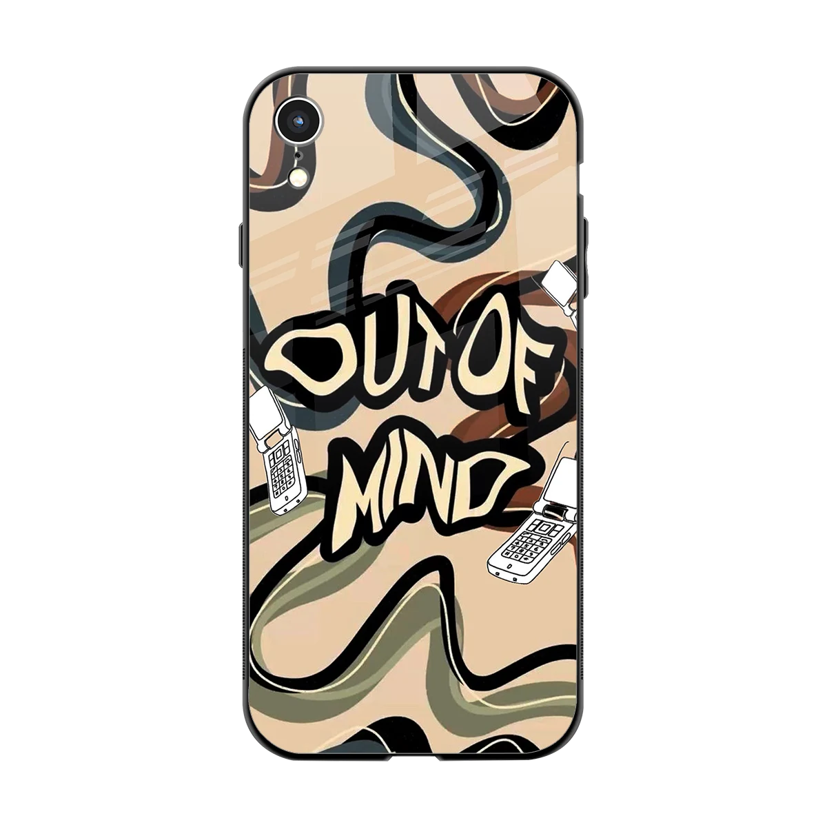 Outta Mind back phone cover | glass case for iphone xr