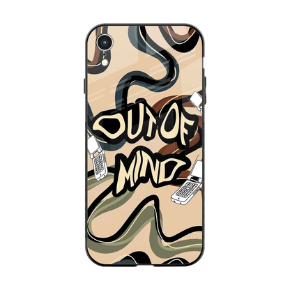 Outta Mind back phone cover | glass case for iphone xr