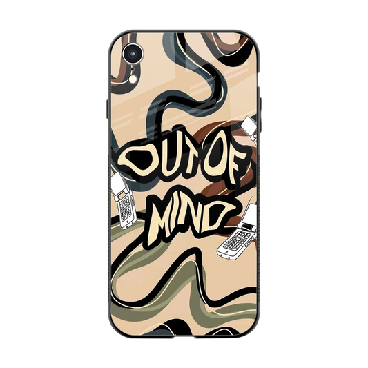 Outta Mind back phone cover | glass case for iphone xr