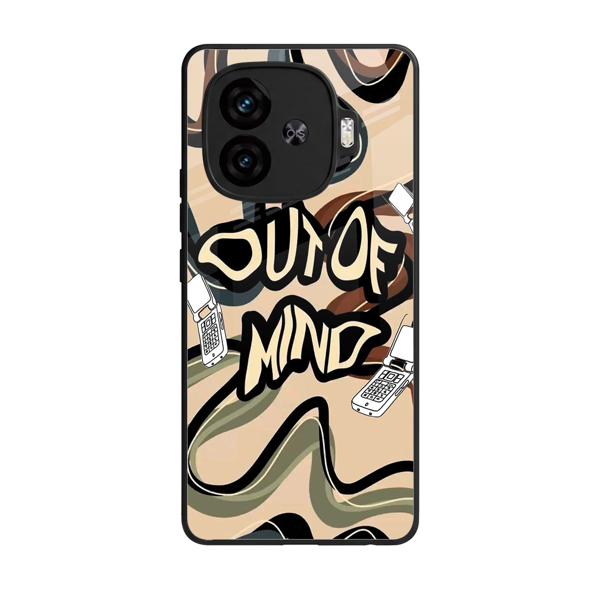 Outta Mind back phone cover | glass case for iqoo neo 10r 5g