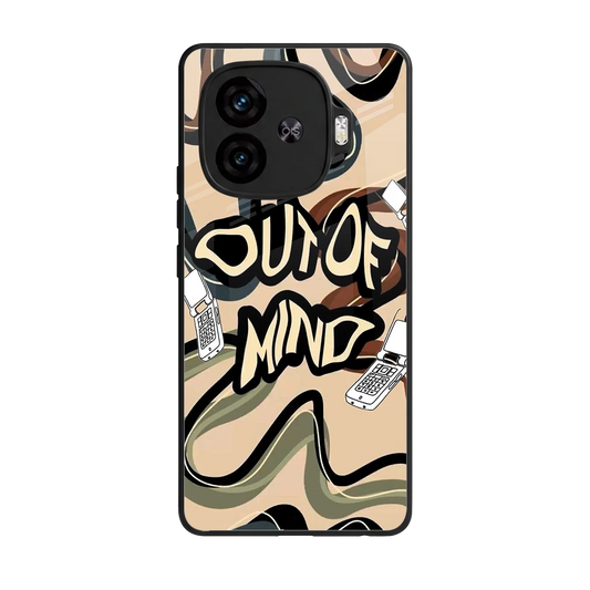 Outta Mind back phone cover | glass case for iqoo neo 10r 5g