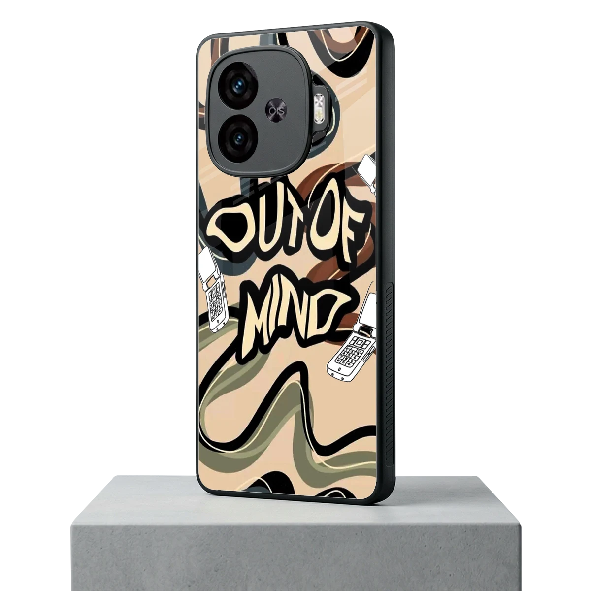 Outta Mind iqoo neo 10r 5g mobile cover | shockproof glass phone case