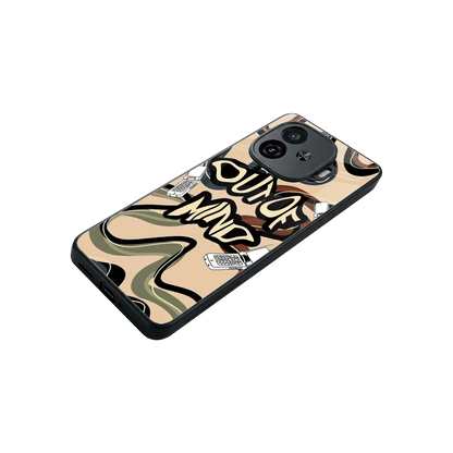 Outta Mind stylish phone case for iqoo neo 10r 5g | glossy glass and slim fit