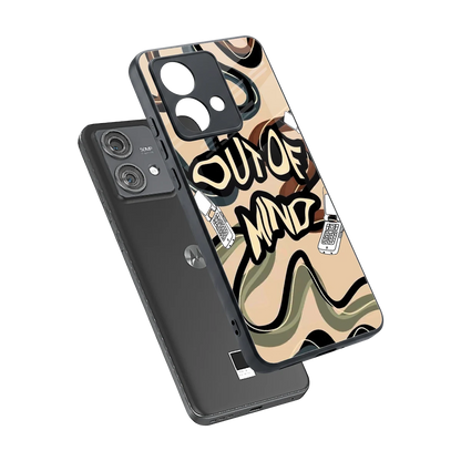 Outta Mind sleek motorola edge 40 neo 5g cover with tempered glass back and TPU edges