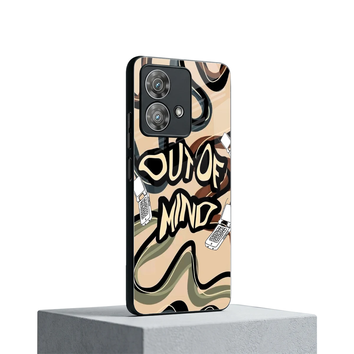 Outta Mind motorola edge 40 neo 5g mobile cover | shockproof glass phone case