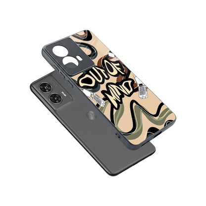 Outta Mind sleek motorola edge 50 fusion cover with tempered glass back and TPU edges