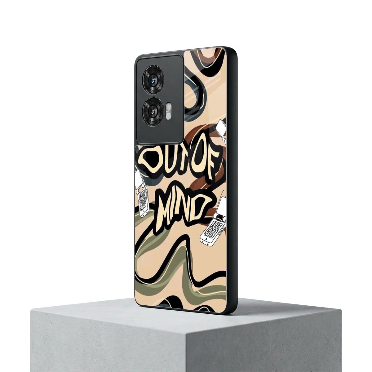 Outta Mind motorola edge 50 fusion mobile cover | shockproof glass phone case