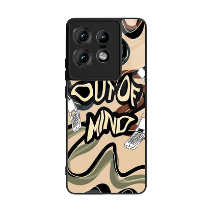Outta Mind back phone cover | glass case for motorola edge 50 pro