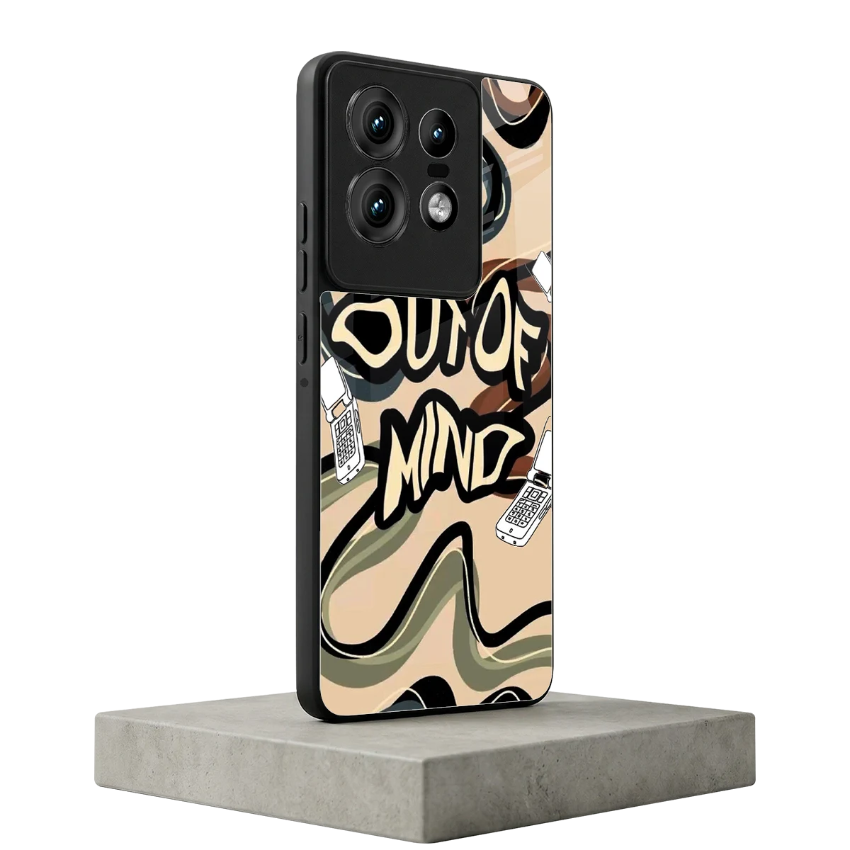 Outta Mind motorola edge 50 pro mobile cover | shockproof glass phone case