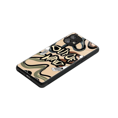 Outta Mind stylish phone case for nothing phone 1 | glossy glass and slim fit