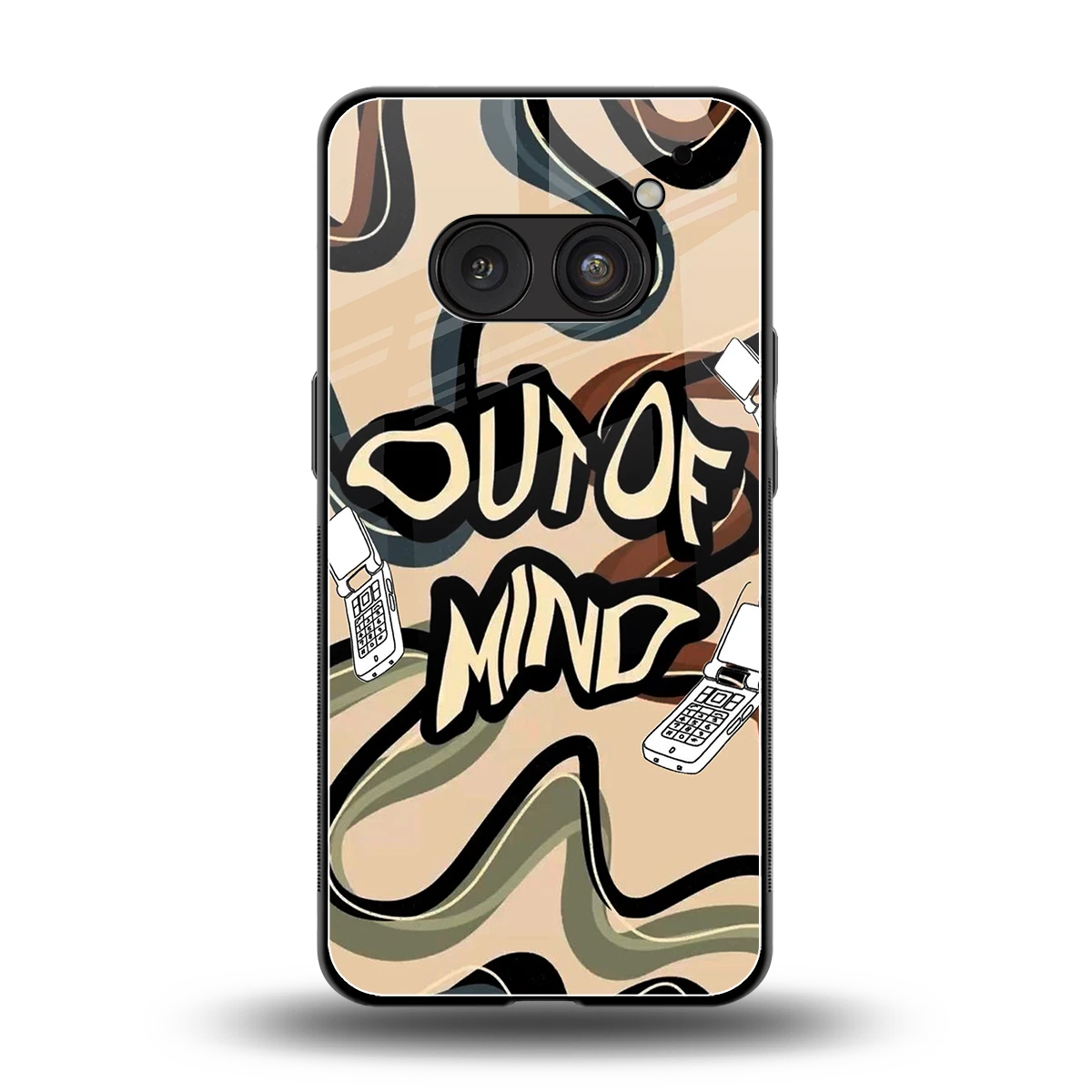 Outta Mind back phone cover | glass case for nothing phone 2a