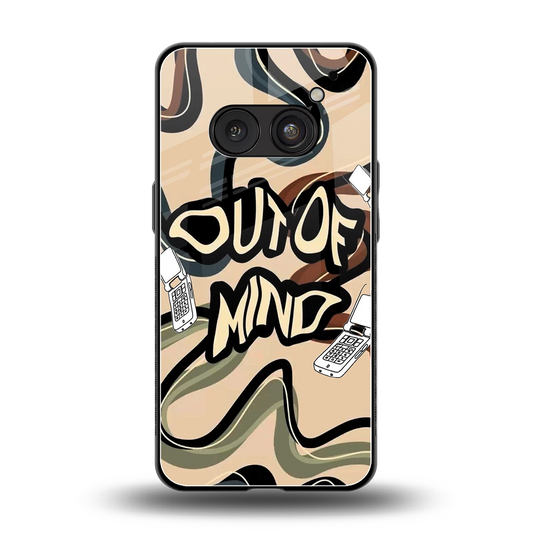 Outta Mind back phone cover | glass case for nothing phone 2a