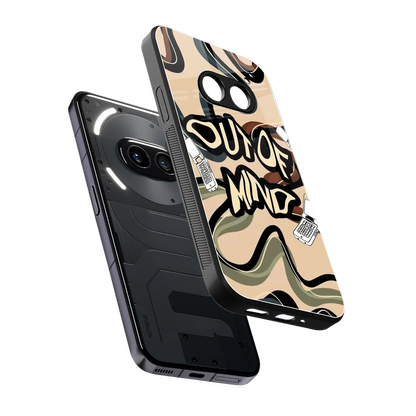 Outta Mind sleek nothing phone 2a cover with tempered glass back and TPU edges