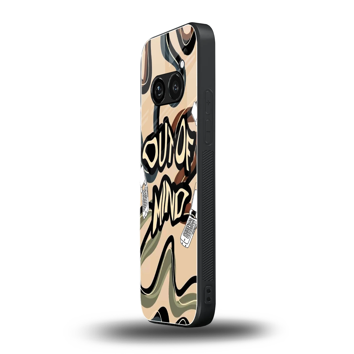 Outta Mind nothing phone 2a mobile cover | shockproof glass phone case