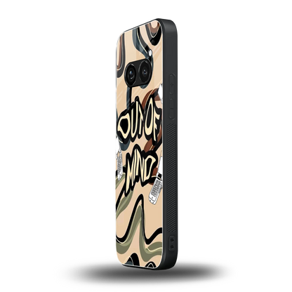 Outta Mind nothing phone 2a mobile cover | shockproof glass phone case