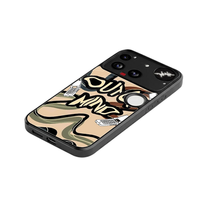Outta Mind stylish phone case for nothing phone 3 | glossy glass and slim fit