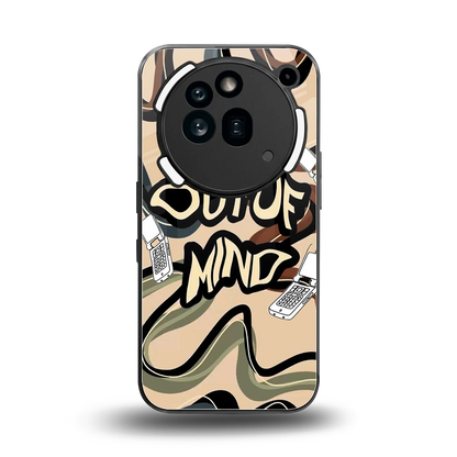 Outta Mind back phone cover | glass case for nothing phone 3a pro