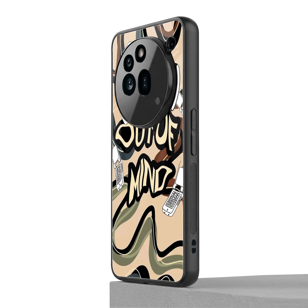 Outta Mind nothing phone 3a pro mobile cover | shockproof glass phone case