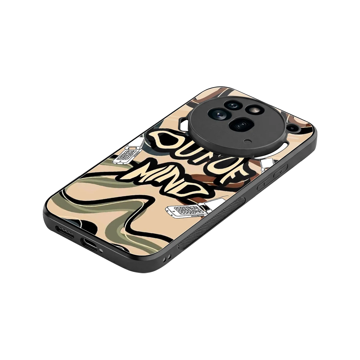 Outta Mind stylish phone case for nothing phone 3a pro | glossy glass and slim fit