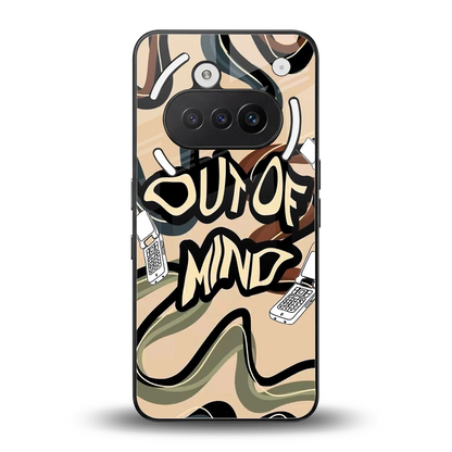Outta Mind back phone cover | glass case for nothing phone 3a