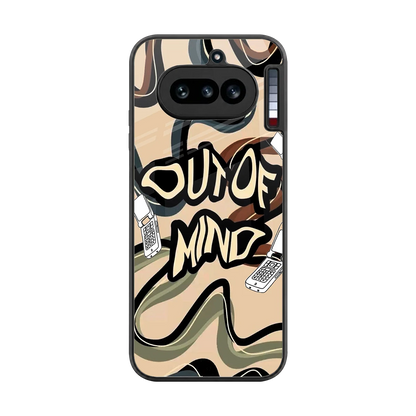 Outta Mind back phone cover | glass case for nothing phone 4a