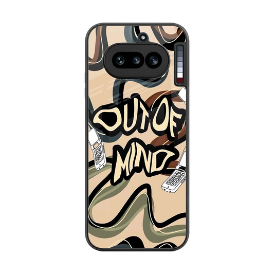 Outta Mind back phone cover | glass case for nothing phone 4a