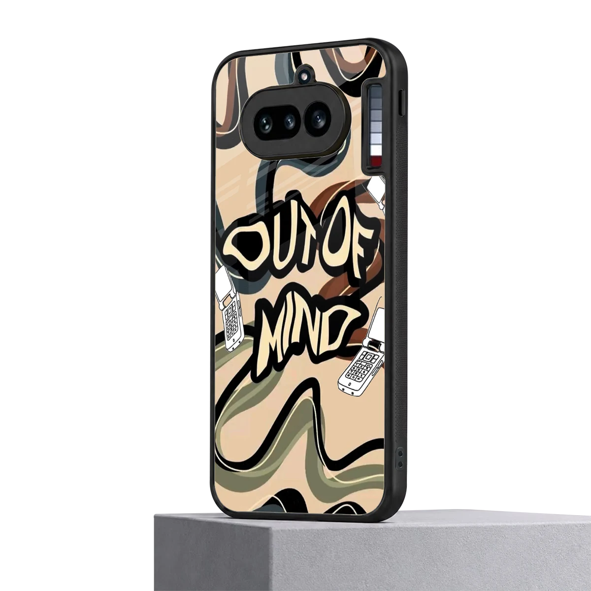 Outta Mind nothing phone 4a mobile cover | shockproof glass phone case
