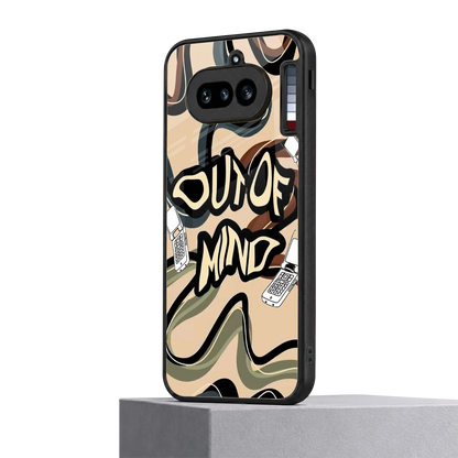 Outta Mind nothing phone 4a mobile cover | shockproof glass phone case