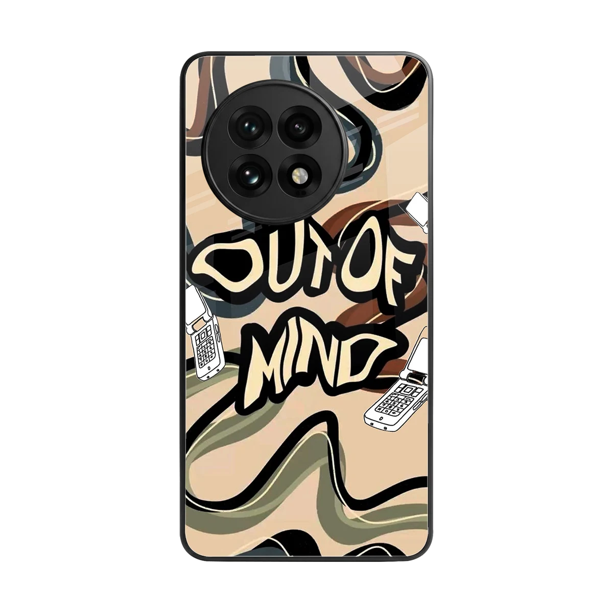 Outta Mind back phone cover | glass case for oneplus 13r