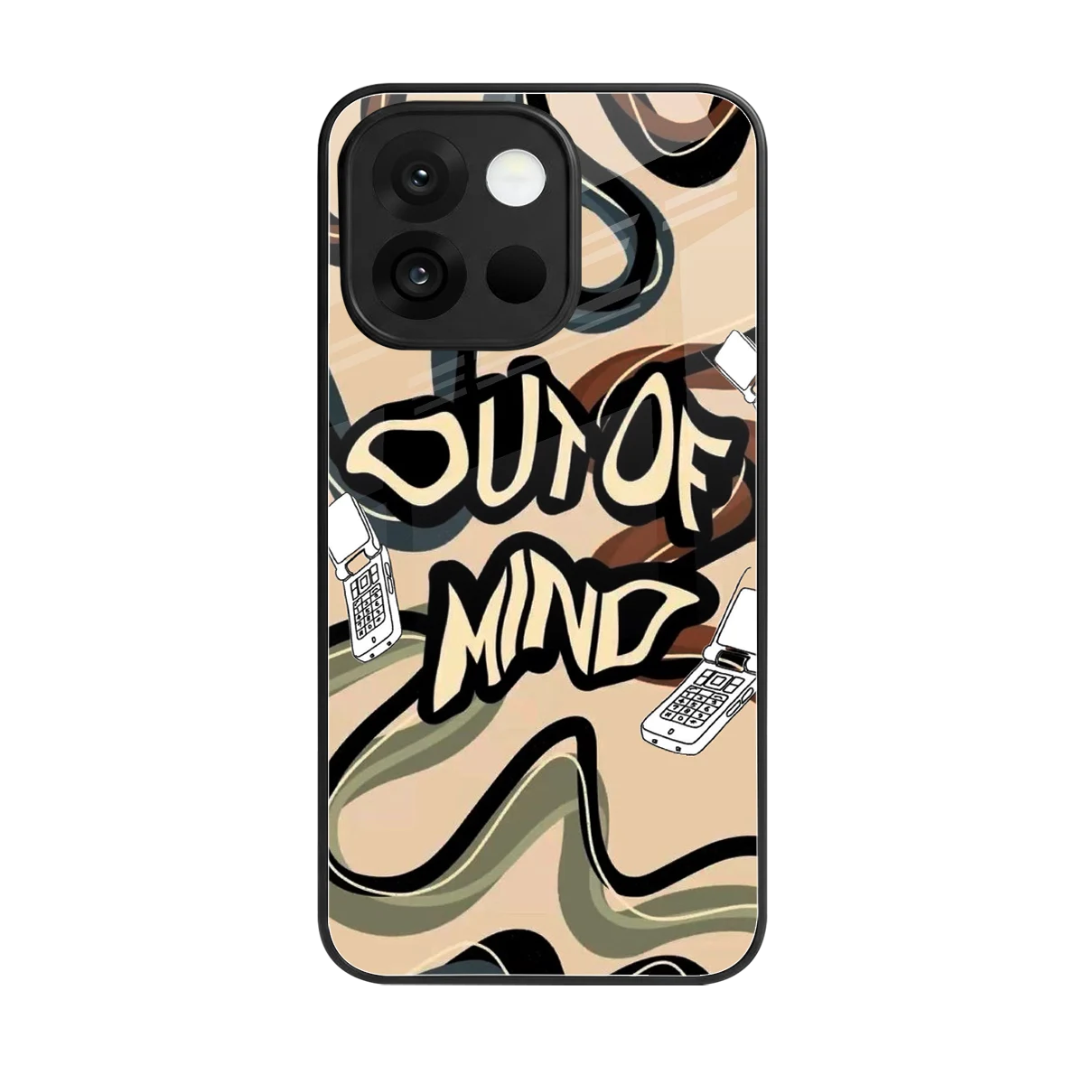 Outta Mind back phone cover | glass case for oneplus 13s