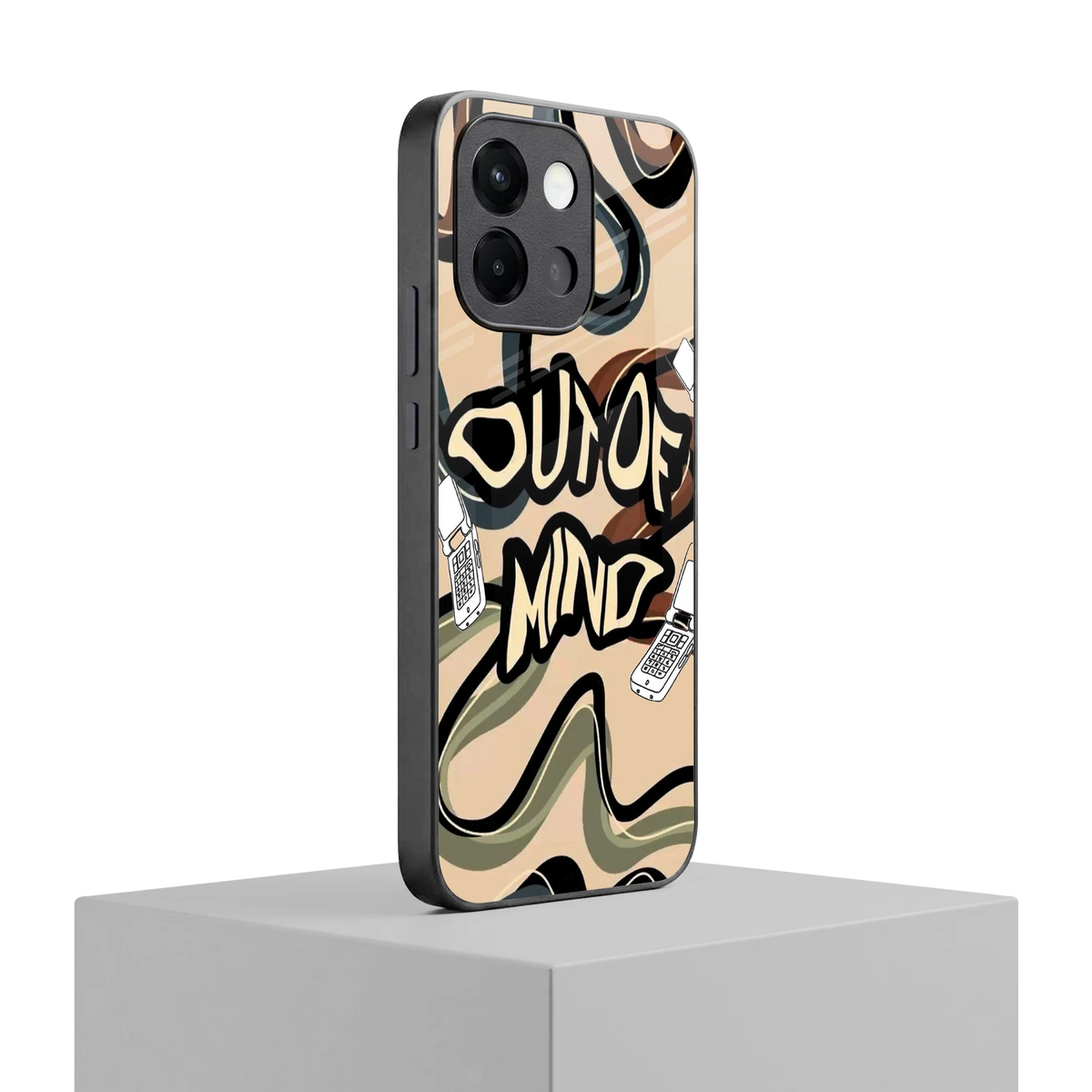 Outta Mind oneplus 13s mobile cover | shockproof glass phone case