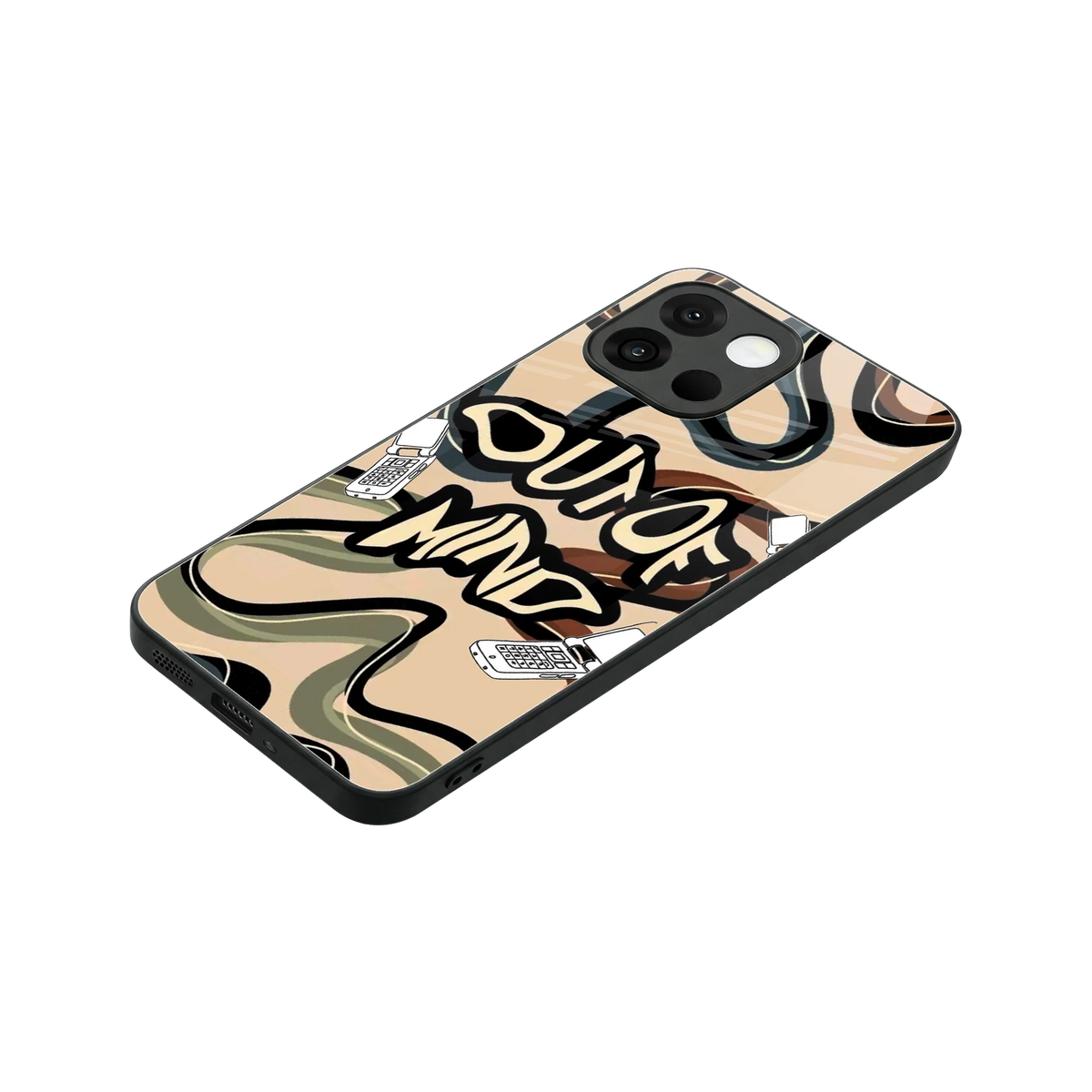 Outta Mind stylish phone case for oneplus 13s | glossy glass and slim fit