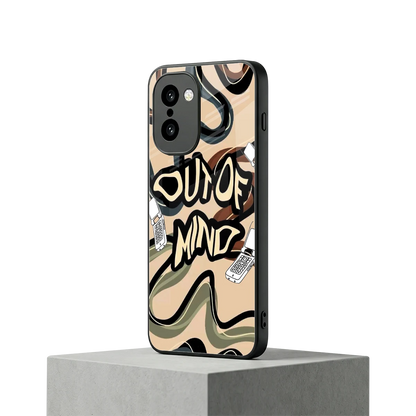 Outta Mind oneplus 15r mobile cover | shockproof glass phone case