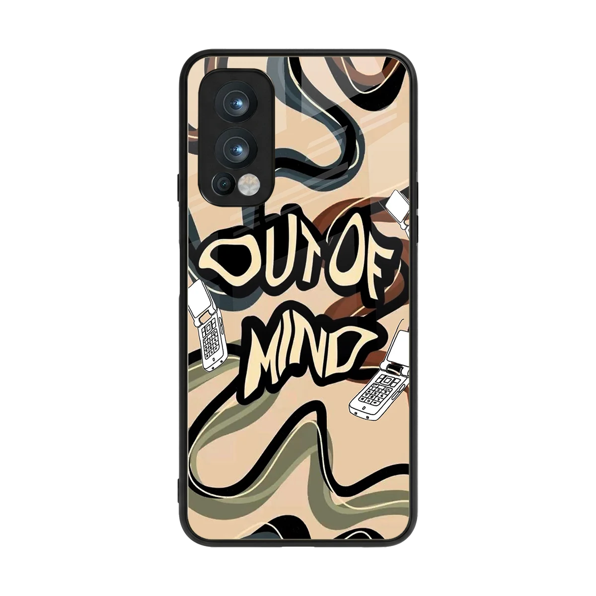Outta Mind back phone cover | glass case for oneplus nord 2