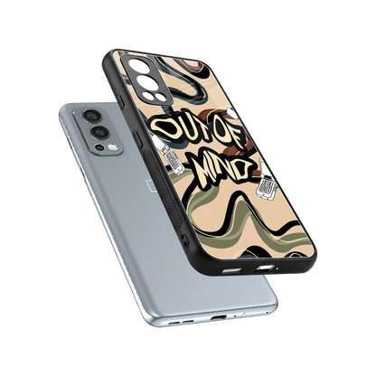 Outta Mind sleek oneplus nord 2 cover with tempered glass back and TPU edges