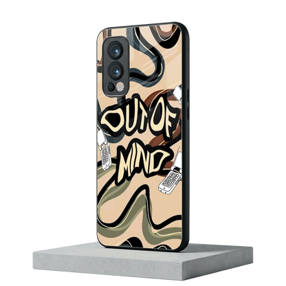 Outta Mind oneplus nord 2 mobile cover | shockproof glass phone case