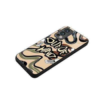 Outta Mind stylish phone case for oneplus nord 2 | glossy glass and slim fit