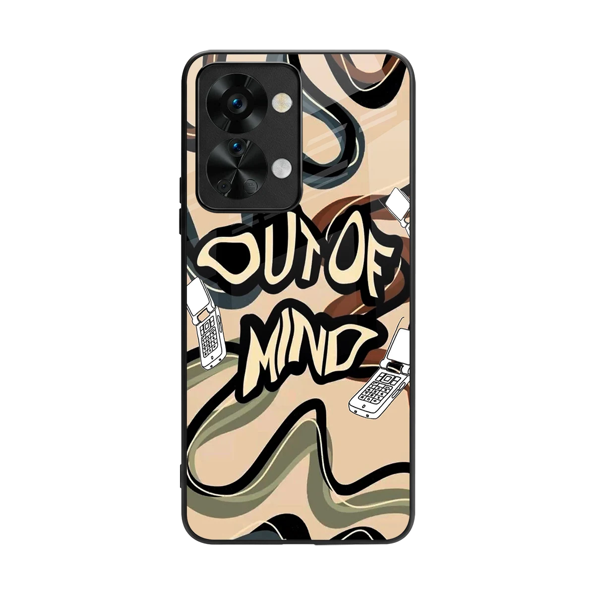 Outta Mind back phone cover | glass case for oneplus nord 2t