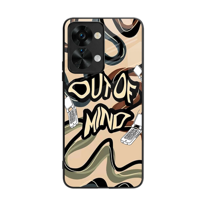 Outta Mind back phone cover | glass case for oneplus nord 2t
