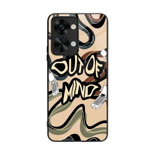 Outta Mind back phone cover | glass case for oneplus nord 2t