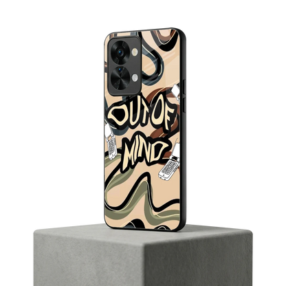 Outta Mind oneplus nord 2t mobile cover | shockproof glass phone case