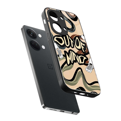 Outta Mind sleek oneplus nord 3 cover with tempered glass back and TPU edges