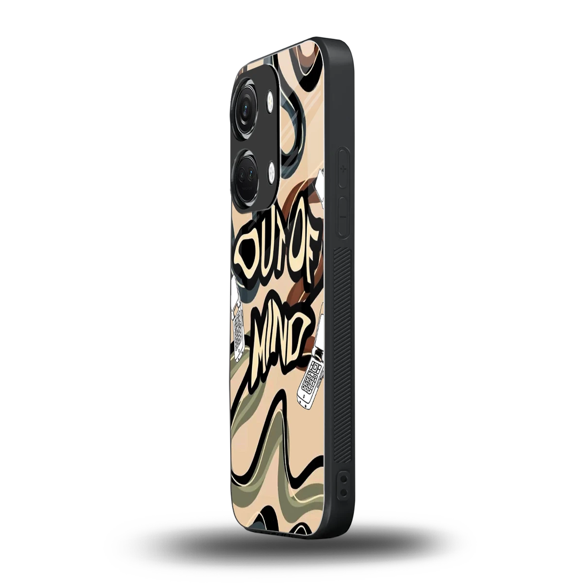 Outta Mind oneplus nord 3 mobile cover | shockproof glass phone case