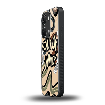 Outta Mind oneplus nord 3 mobile cover | shockproof glass phone case