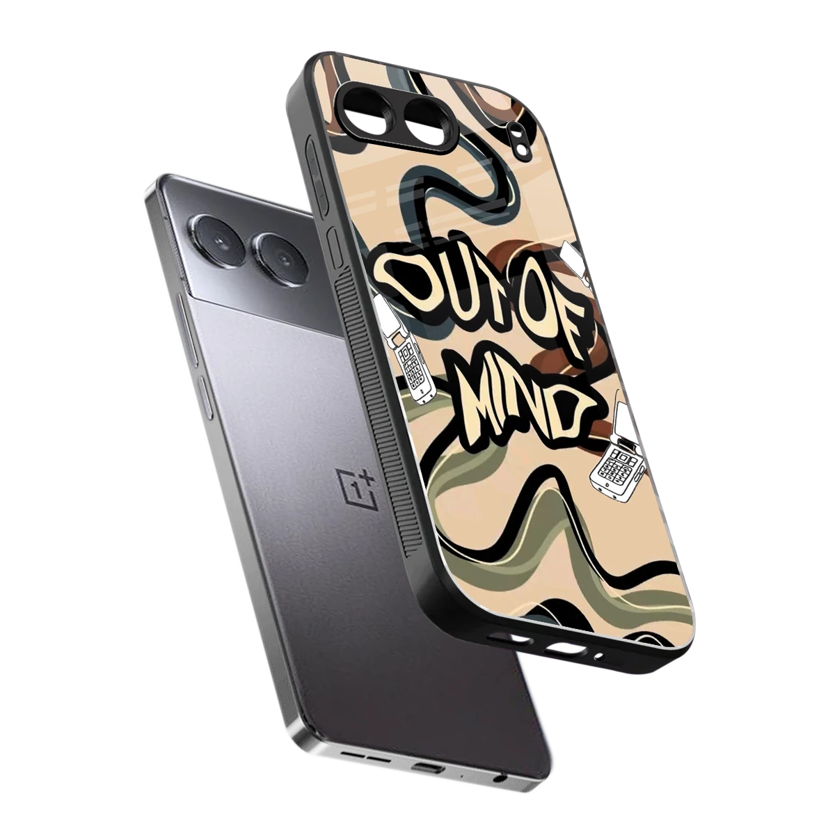 Outta Mind sleek oneplus nord 4 cover with tempered glass back and TPU edges