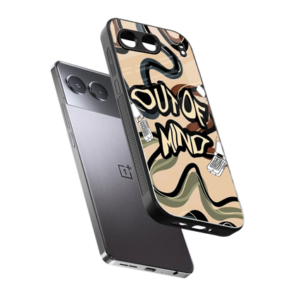 Outta Mind sleek oneplus nord 4 cover with tempered glass back and TPU edges