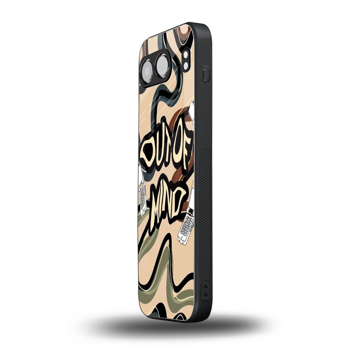 Outta Mind oneplus nord 4 mobile cover | shockproof glass phone case