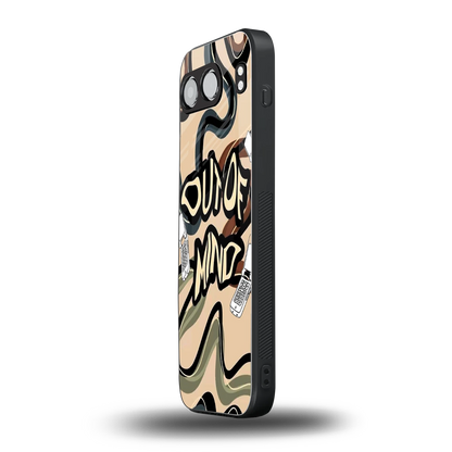 Outta Mind oneplus nord 4 mobile cover | shockproof glass phone case