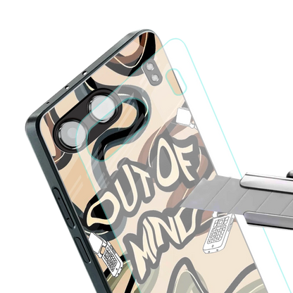 Outta Mind stylish phone case for oneplus nord 4 | glossy glass and slim fit