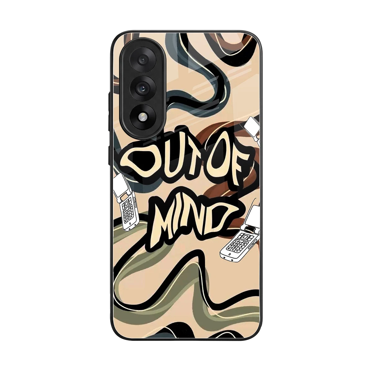 Outta Mind back phone cover | glass case for oneplus nord 5